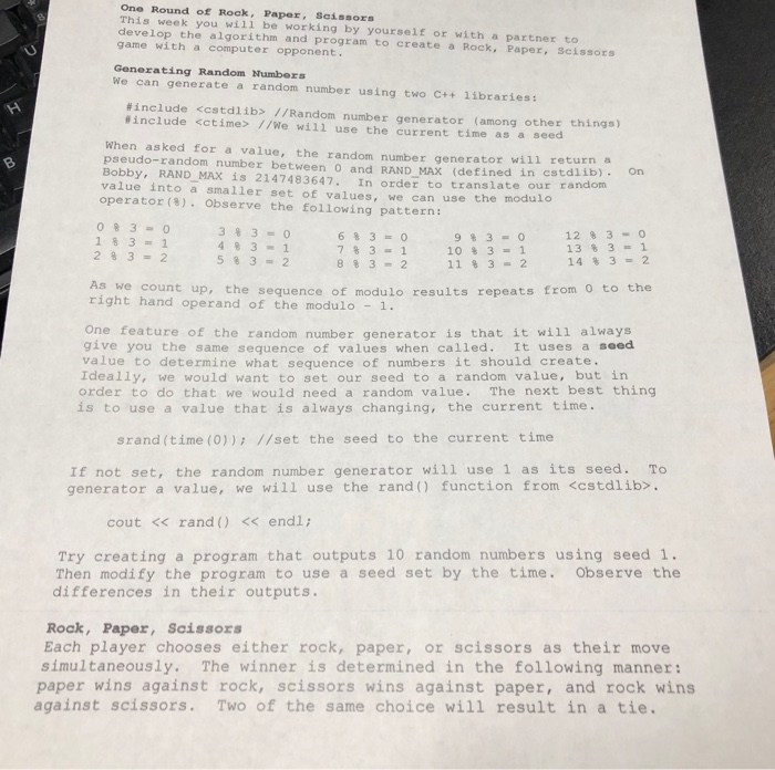  please use iostream cstdlib ctime to creat a program that will