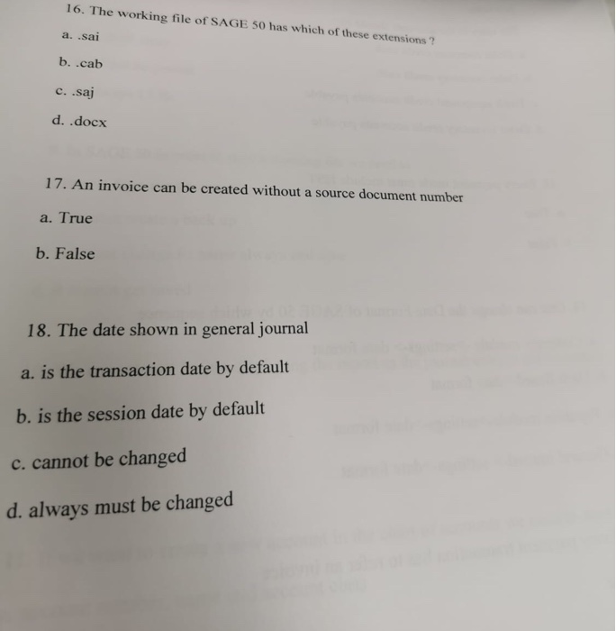 time of entering a supplier, we are missing some pieces informan a.