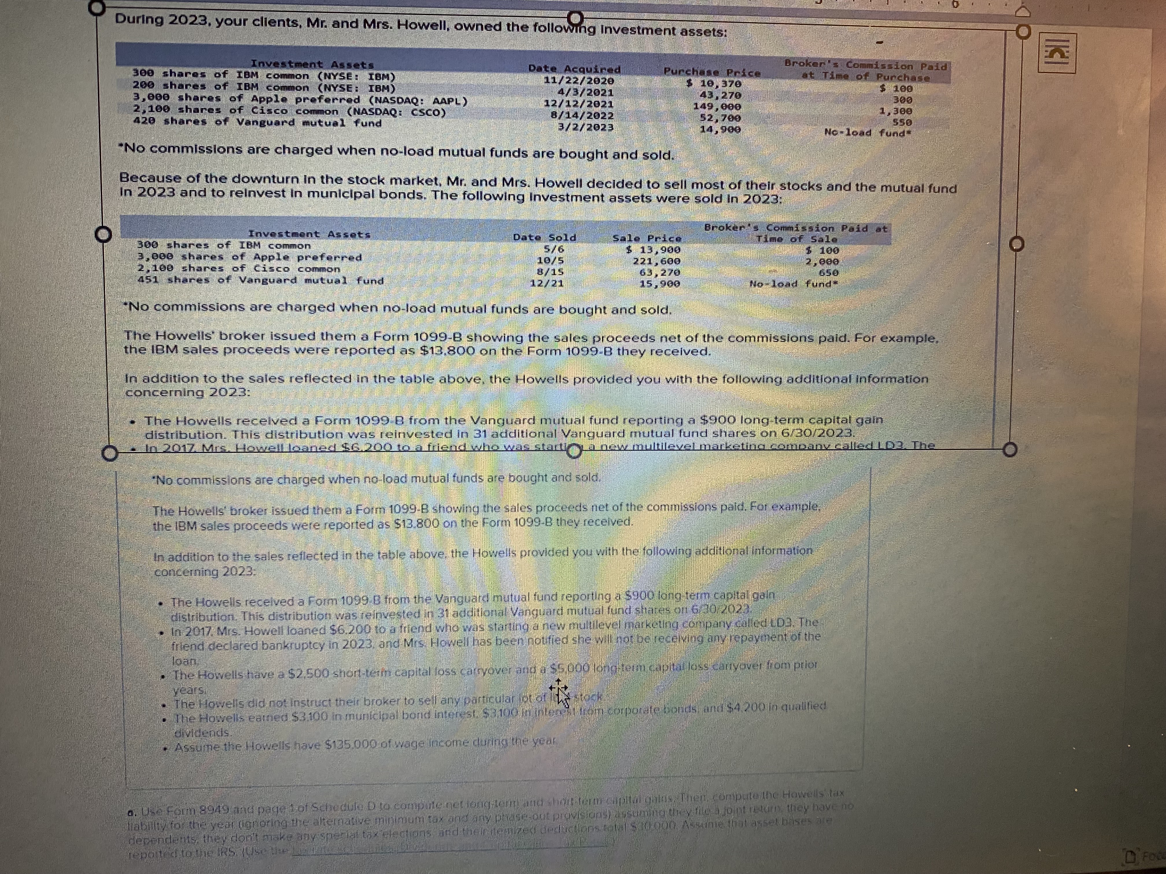  How to fill out the Form 8949 page 1 and 2