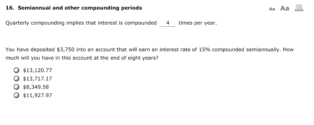 Finding the interest rate and the number of years The future value
