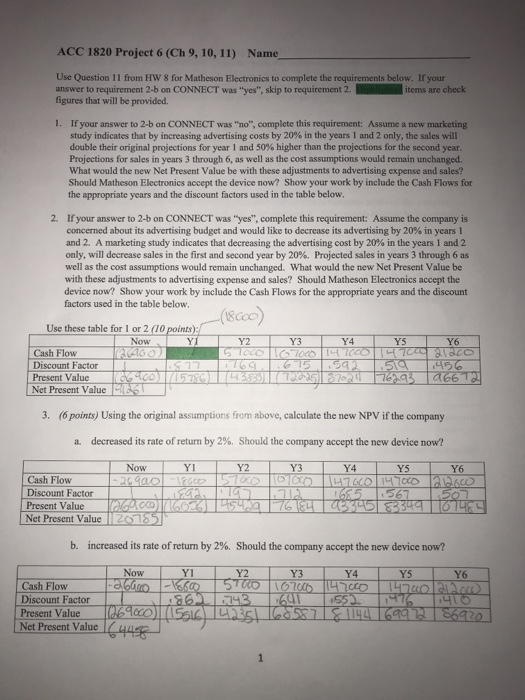 Please answer question 5-8 with the given information. (the charts are
