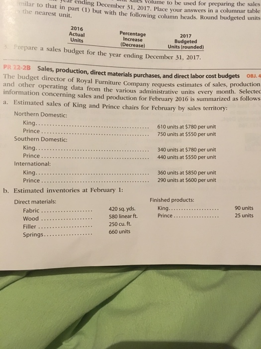  e used for preparing the sales the nearest Part a) but