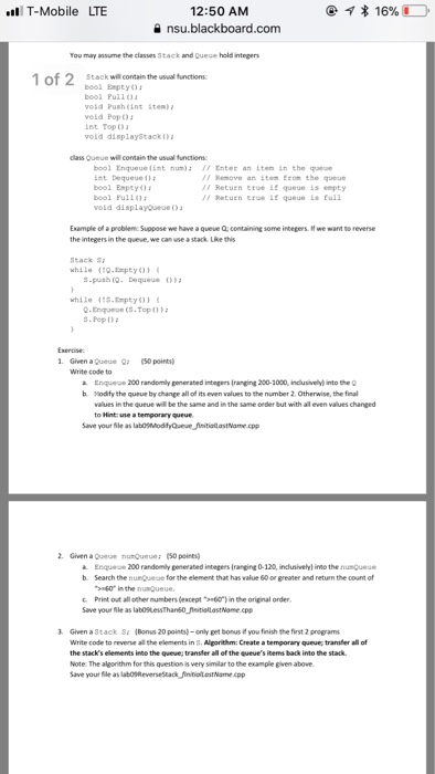  Queue.cpp //--------------------------------------------------------------- // File: Queue.cpp //--------------------------------------------------------------- #include #include using namespace std;