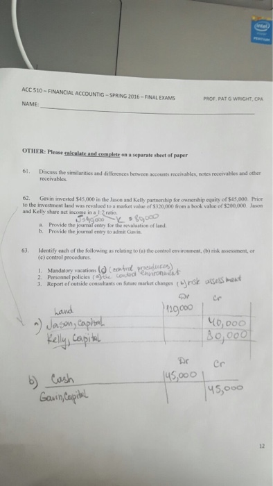  Discuss the similarities and difference between accounts receivables, notes receivables and