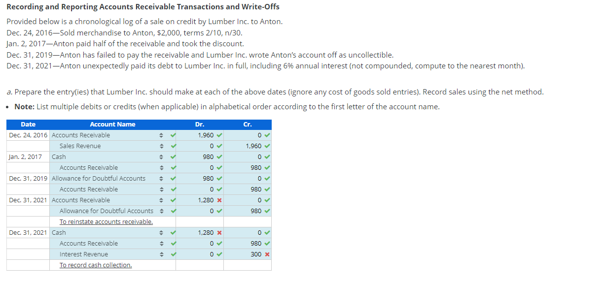 Please correct my work im not sure what is wrong Recording and