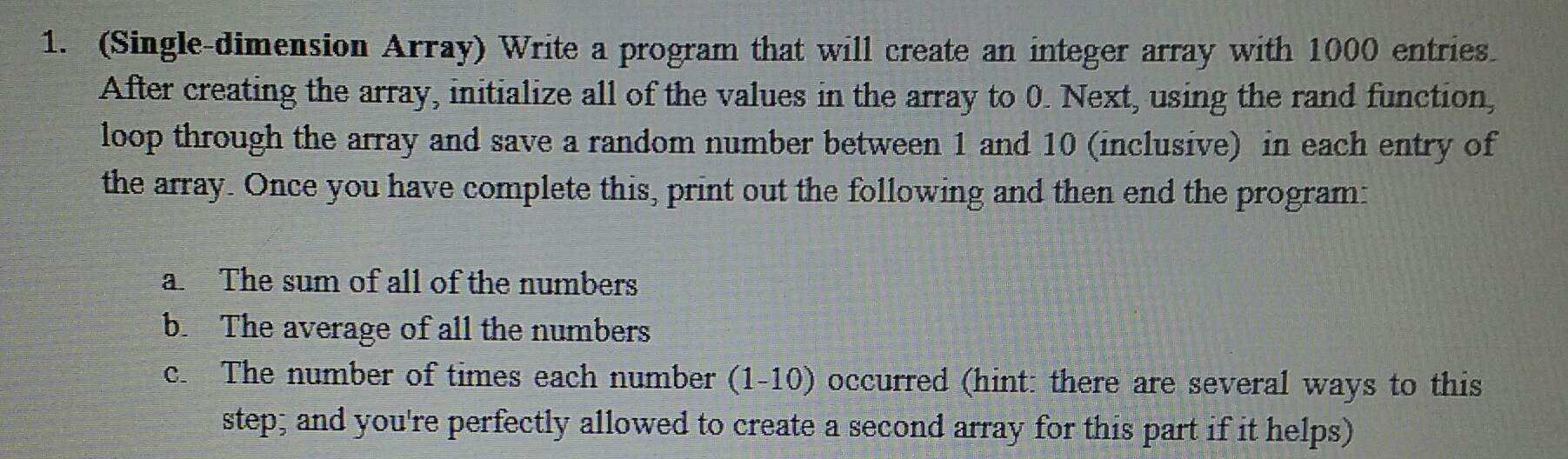  Programming in C language to be run on code blocks on