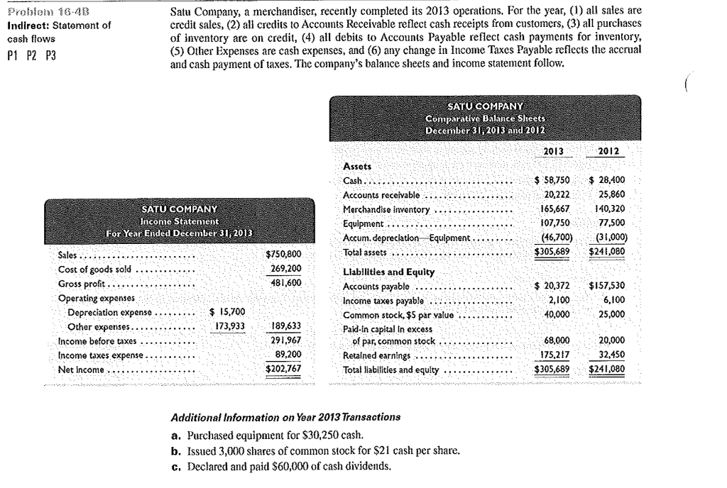 You will complete Problem 16-4B from the file above. You will prepare