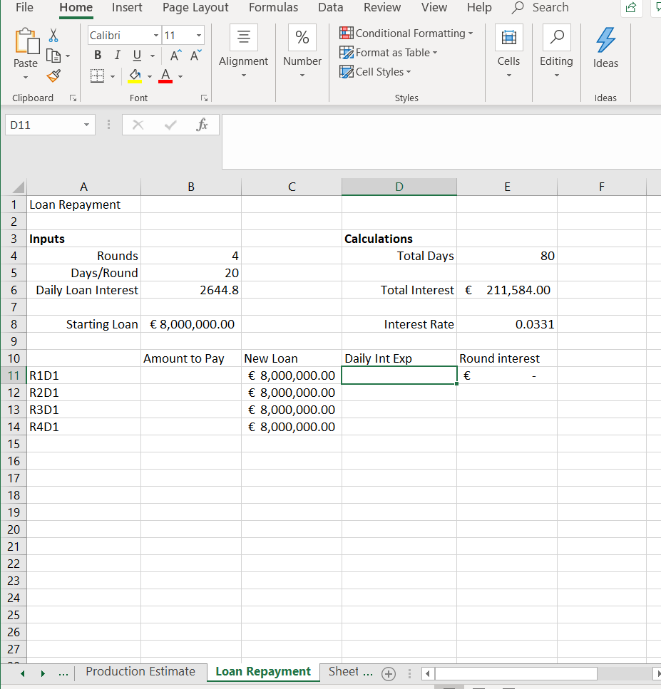 Hello, I am trying to see how paying a certain amount of