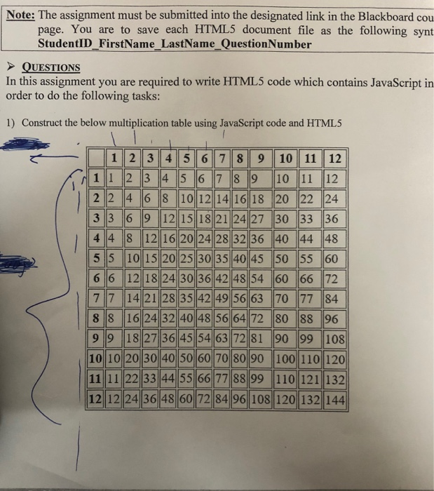  Note: The assignment must be submitted into the designated link in