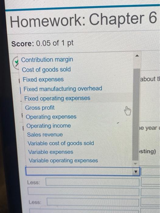 annual manufacturing overhead . $ 176,000 Variable operating expenses per unit sold