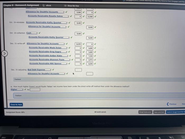 ending December 31 Wrote of account of thy Quant, 58.440 Aug. 14