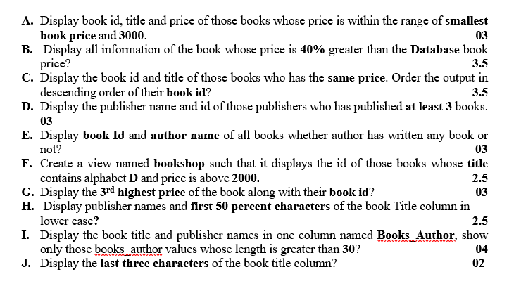 create database db use db create table author(author_id int primary key,author_name varchar(20));
