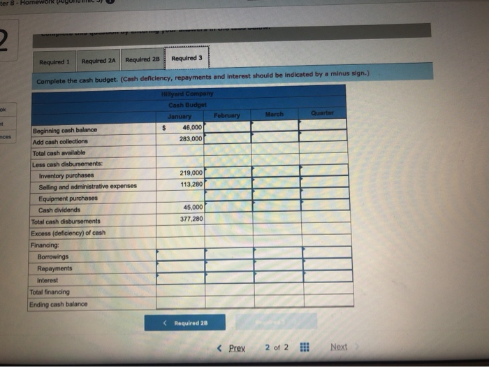 prior quarter), the company's general ledger showed the following account balances: $