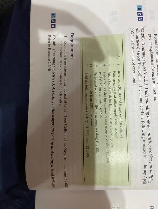  do e30b R 1. Record the tralisati give an explanation for