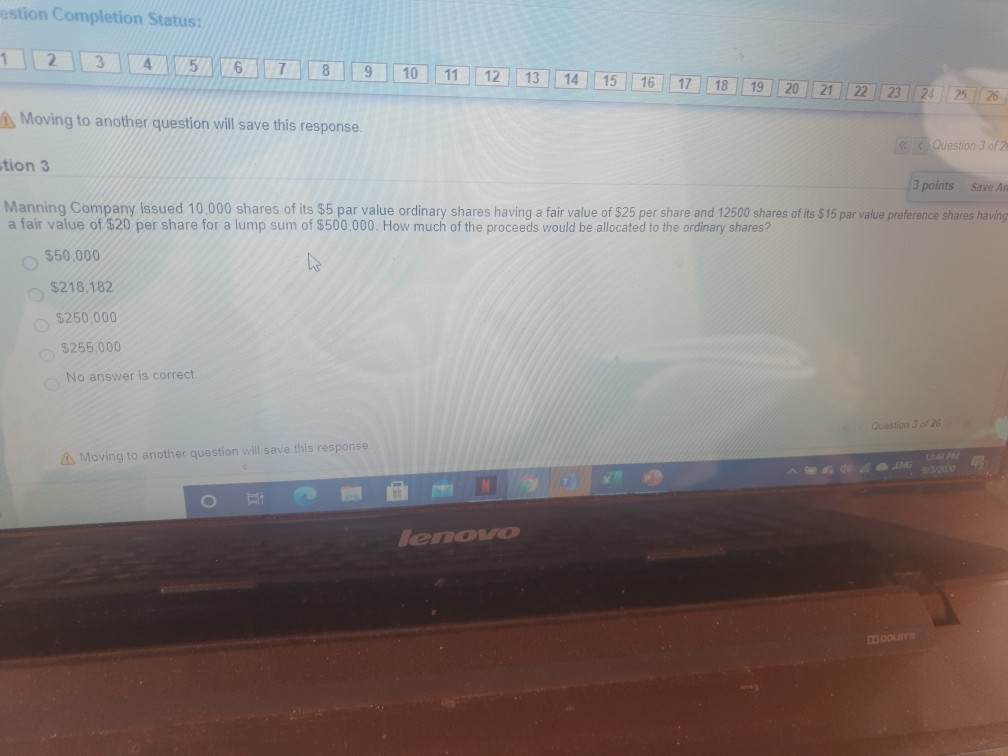 estion Completion Status: 1 2 3 4 5 6 7 8