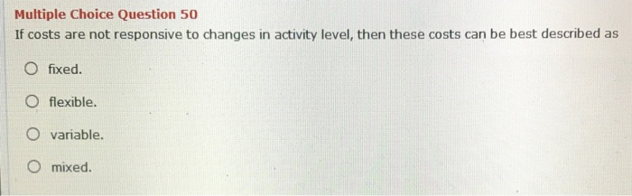 a manager's performance if O actual activity closely approximates the master budget