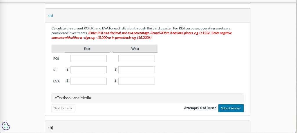 the end of the third quarter, and Laura is evaluating the performance
