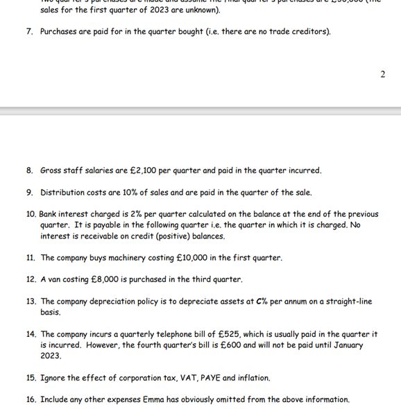 this last pic because it's not correct I need financial projections (spreadsheet)