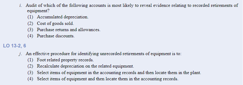Multiple Choice Questions Select the best answer for each of the questions