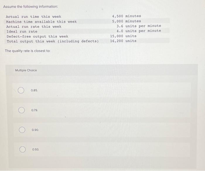 10 Multiple Choice 0.85 0.79. 0.90 0.93