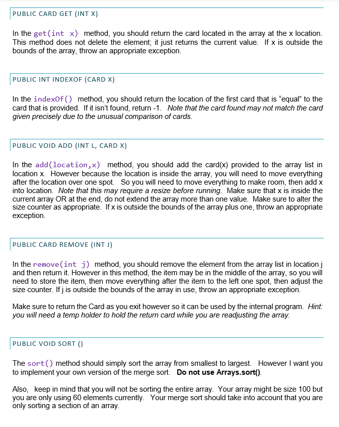 a data control structure other than a simple Arrary or String will