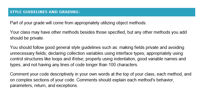 done quite simply by the implementation of an ArrayList but the point