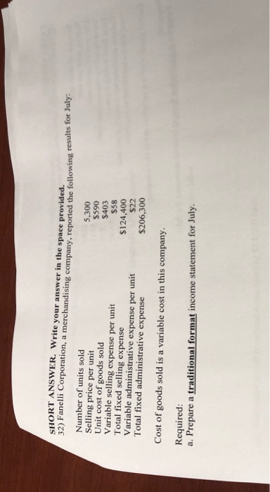  SHORT ANSWER. Write your answer in the space provided. 32) Fanelli
