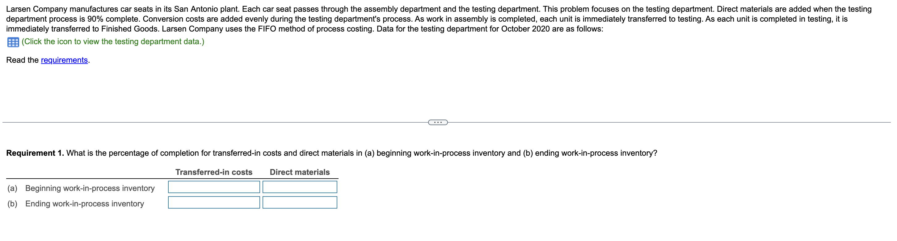 PLEASE ANSWER ALL THE REQUIREMENTS WITH EXPLANATION FOR THUMBS UP! THANK YOU!