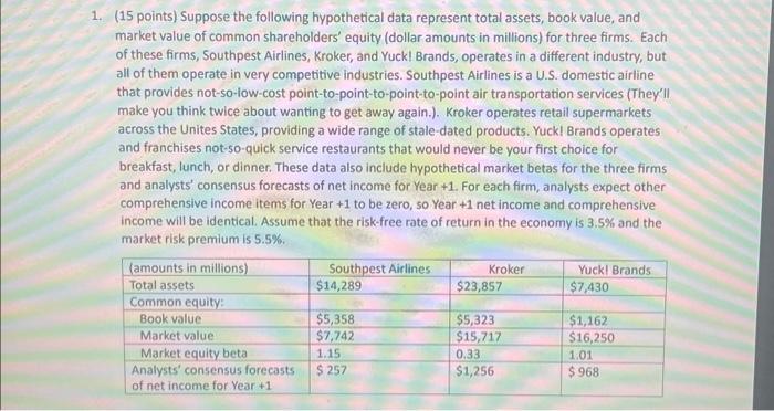  Answer each part of the question fully. Do not just give