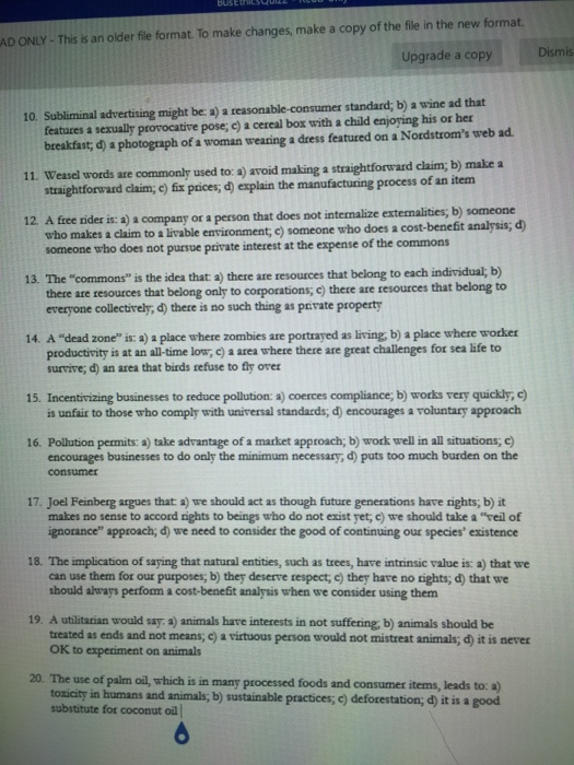 I need correc answer not wrong AD ONLY This is an older