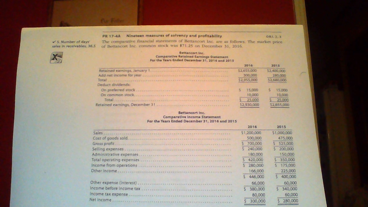 I need help with question 11-19 only please on the problem PR