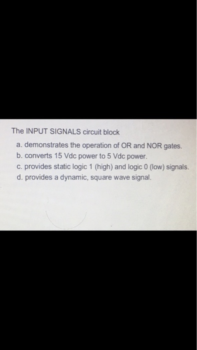 the a. circuit block LEDs are activated to indicate logic states b.