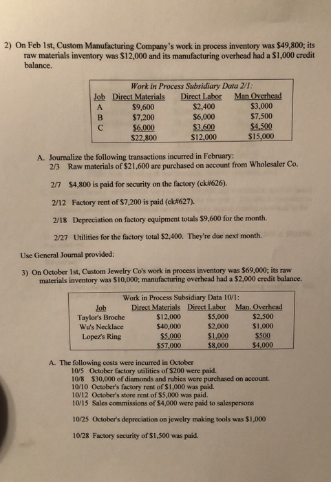 i need help on both 2 & 3 2) On Feb
