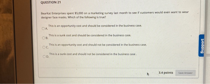 at a price of 57 cach for 4 years. The estimate variable