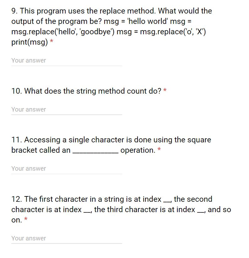 this message? * Your answer 2. We can also check for groups