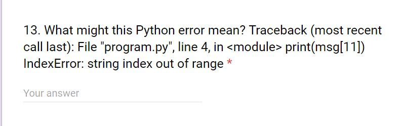 of characters called Your answer 3. The not in operator does the