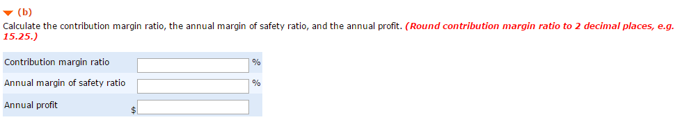 is Correct ! Question 34 YUX Corporation sells a single product for