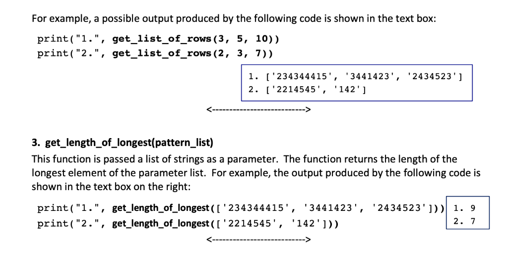random length and is made up of random digits. On the left