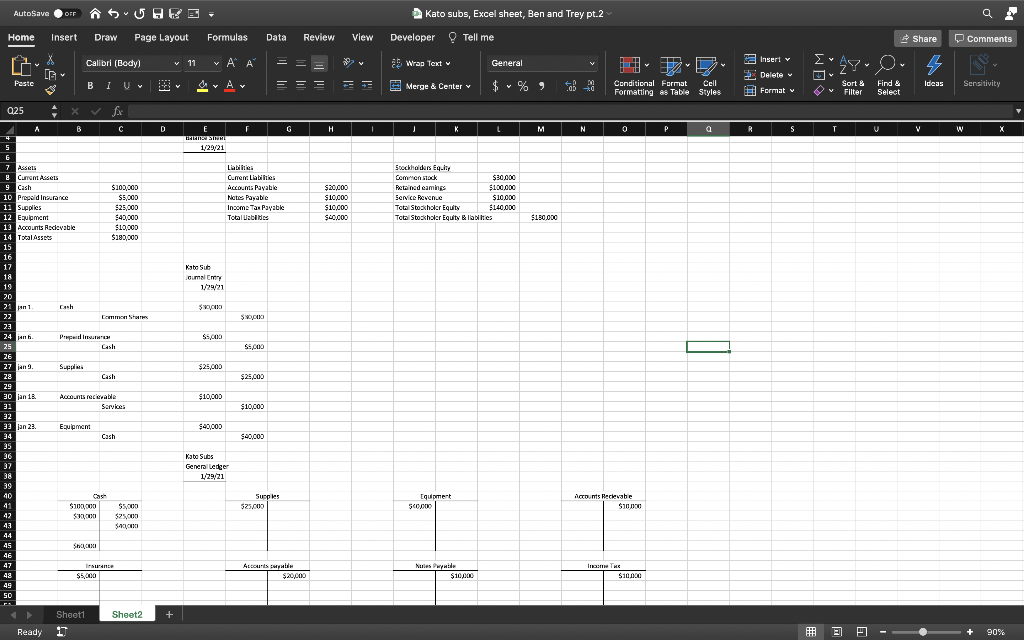 The Second years Income Statement Multiple Step, must have at least the