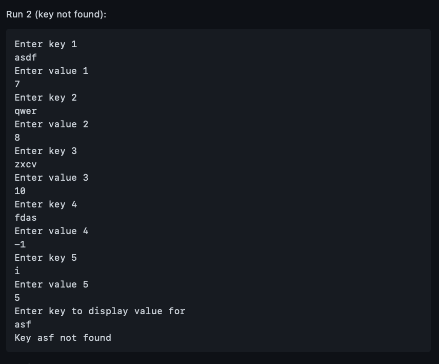 ints of length 5 (I named mine Do not use the ArrayList