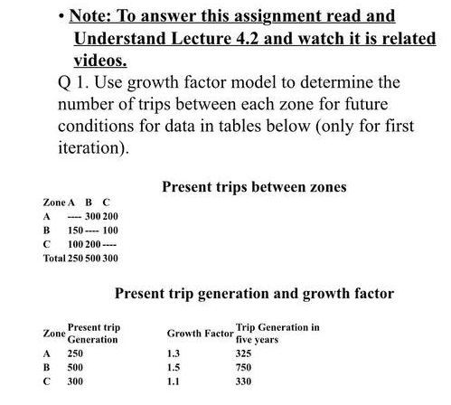  Note: To answer this assignment read and Understand Lecture 4.2 and