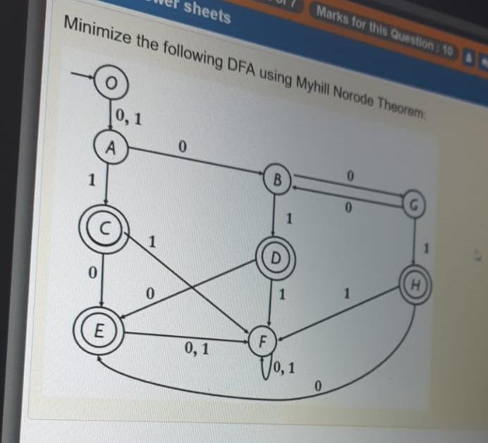 pleaseee its urgent sheets Marks for this Question: 10 Minimize the following
