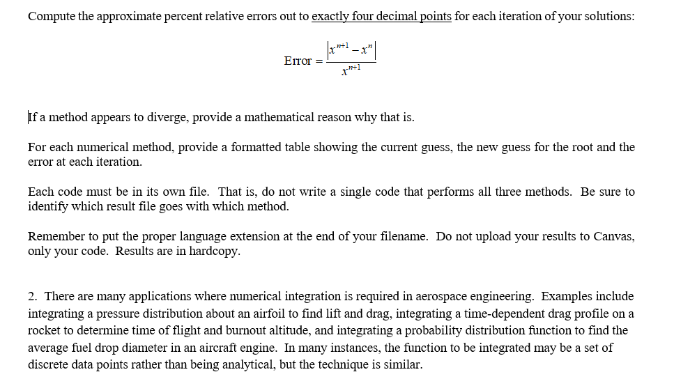 to complete the following problems. You are free to write in any