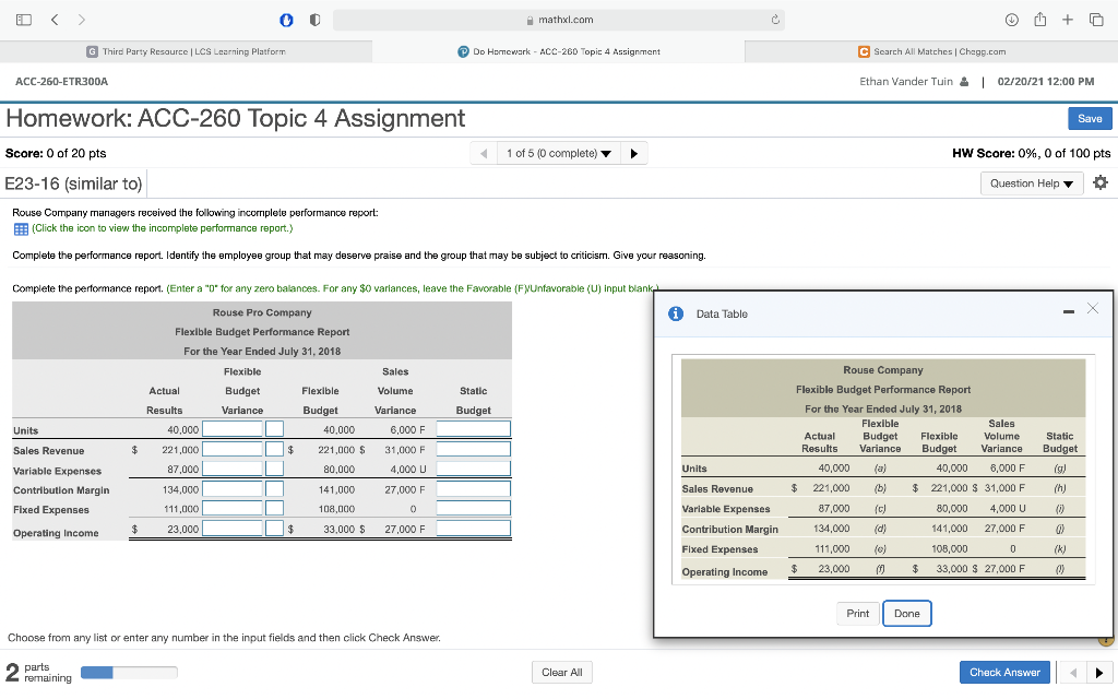 mathxl.com G + C G Third Party Resource LCS Learning Platform