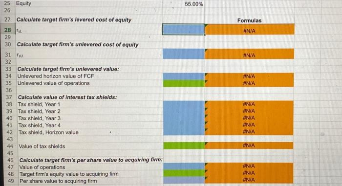 consisting of 30% debt. Vandell's debt interest rate is 7.5%. Assume that
