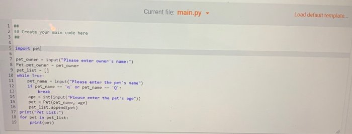  I need help fixing my code. IN PYTHON 3. I have