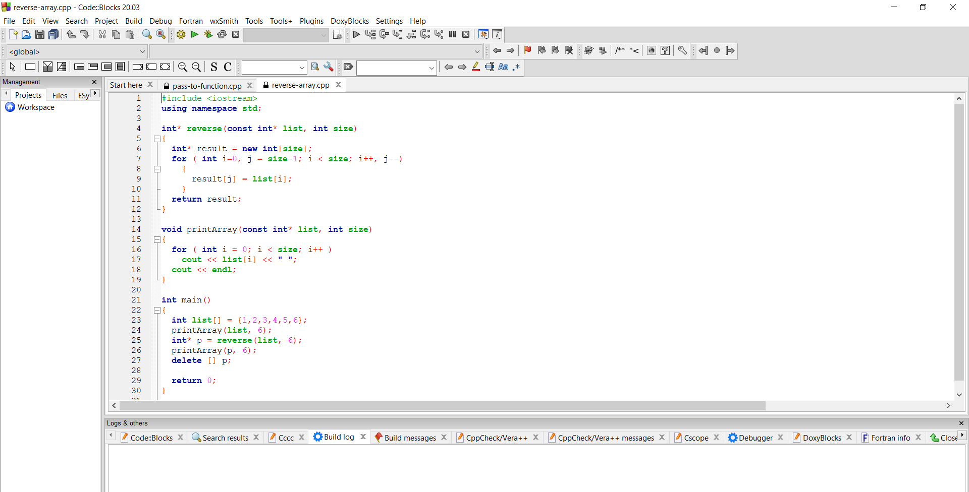 courses. Each course has a name and a number of students who