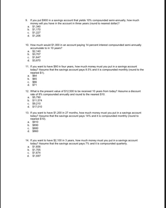 as the number of discount periods increases. b. is generally larger than