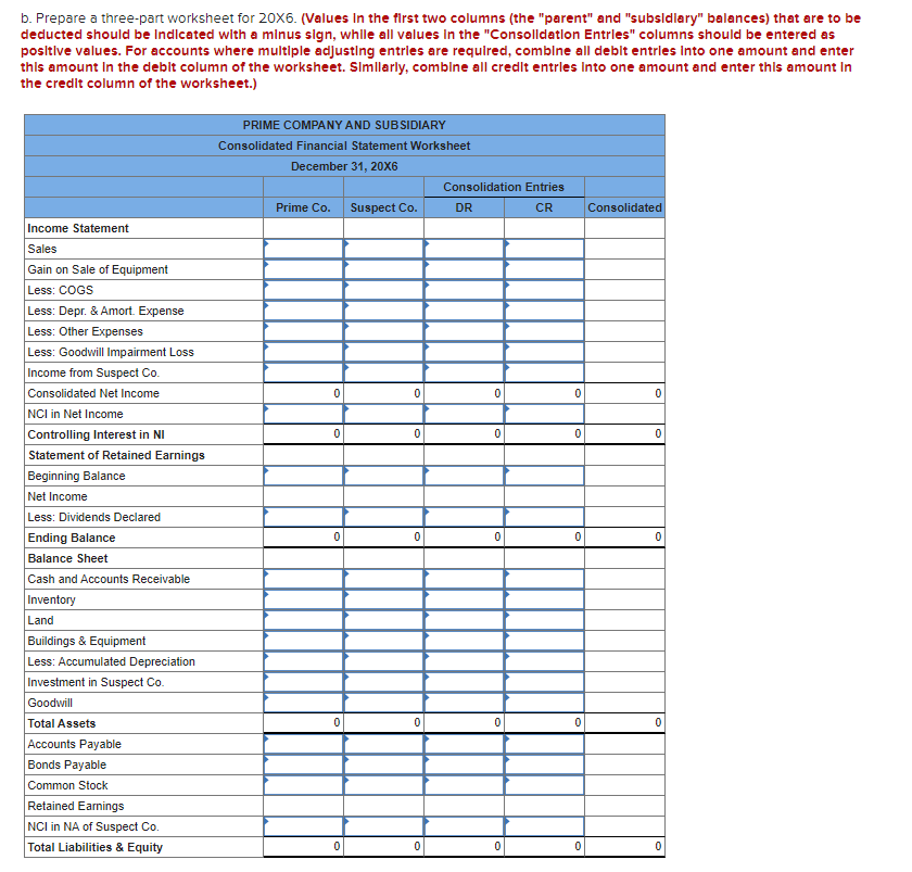 reclassification entry. (B) Record the excess value (differential) reclassification entry. (C) Record