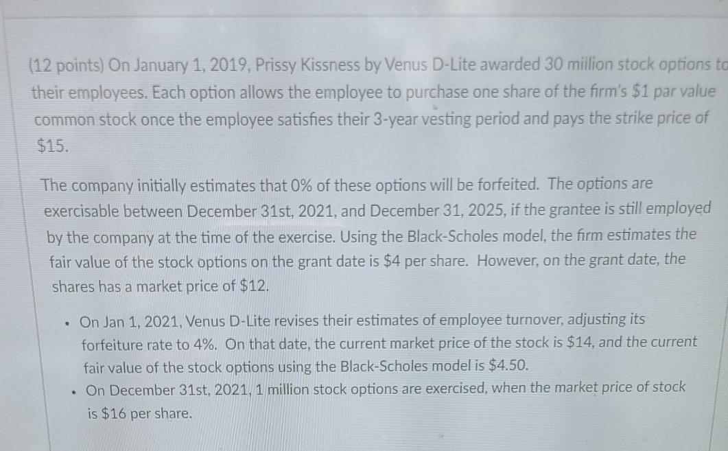 Date Debit or Credit? Account Name Amount 01/01/2019 debit cash 30 Million